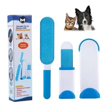 Escova Removedor Tira Pelos De Pet Roupa Sofa Caes Gatos Cachorro