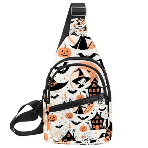 Sac à bandoulière Halloween pour femme et homme | Sac banane multicolore