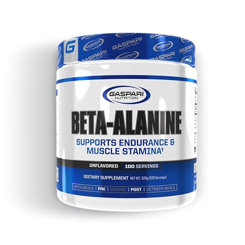 Image of Gaspari Nutrition Beta-Alanine, Supports Endurance and Muscle Stamina, Delays Muscle Fatigue (100 Servings)