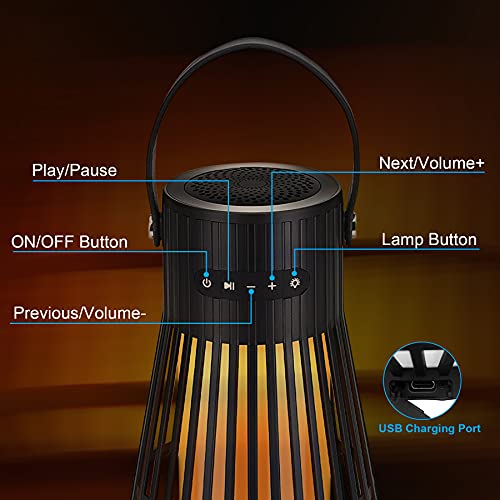 Lampadaire Extérieur,Torche Solaire En Flamme Vacillante à 96led,imperméable,luminaire Décoratif