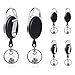 Produktbild Vicloon Ausweisjojo, 6 Stück Schlüssel JoJo mit Gürtel Clip Spulen, Ausweis JoJo für ID Badge Holder, Kartenhalter, Schlüsselkarten