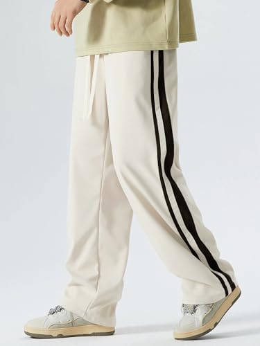 Image of GRECIILOOKS Men's Loose Mid Rise Casual Trousers Pants | Regular | Sports Stylish Track Pant | Sweatpants (Available in Plus Size)