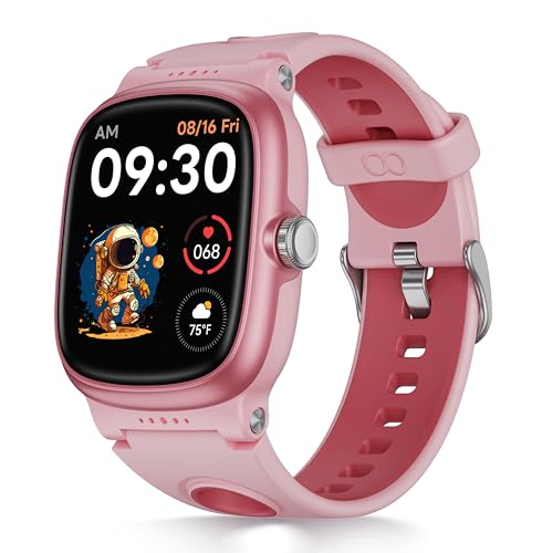 Kids Smart Watch for Boys Girls, Fitness Activity Tracker Watch with Heart Rate Sleep Monitor,Waterproof Pedometer,20 Sports Modes,Calories Counter,Alarm Clock, Birthday Gift for Teens 5-16 Years Old