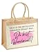 Produktbild LIEBTASTISCH - Du bist Wundervoll - Shopper - Jutetasche - Jute - Geschenkset - Geschenktasche - Geburtstagsgeschenk - liebe (S (26x22x14 cm))