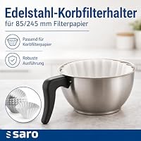 Saro Kaffeemaschine Inkl. Edelstahl-Isolierpumpkanne – 2,2 L – Brühzeit ca. 5–6 Min – Trockenlaufschutz – 2,069 kW – Modell THERMO 24 – Ansicht 6