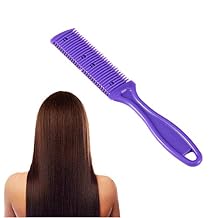 Dual Side Haircut Scissor with Stainless Steel Blade, Hair Cutting and Trimming Comb Grooming Tool for Long or Short Hair