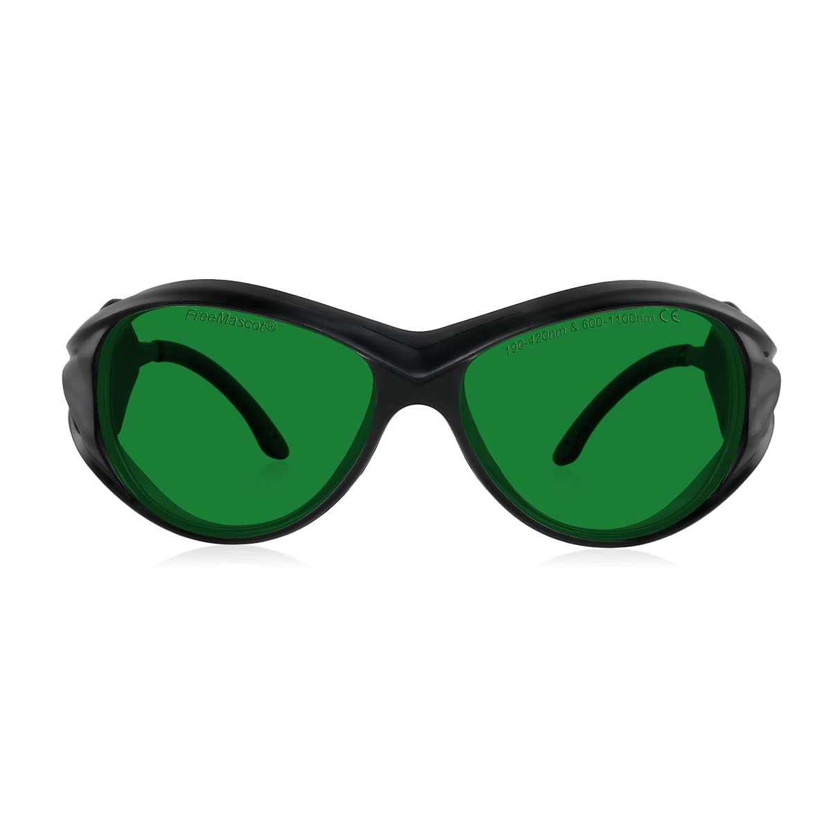 FreeMascot OD 8+ 190nm-420nm / 600nm-1100nm longitud de onda violeta/rojo/infrarrojo gafas de seguridad láser