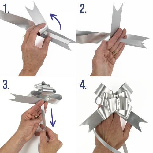 Giftwrap 18th Birthday Gift Wrap Pack, 2 Sheets Wrapping Paper, 2 Gold Tags and 2 Gold Pull Bows, Packaged in an A4 Boarded Envelope for Protection. Male Female Eighteen Gift Present, Gold,Silver - Image 4