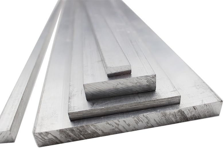 Aluminium Bar Plate Strip Aluminum Alloy Metal Sheet CNC Block Solid Mill Stock 6061(4x50mm)