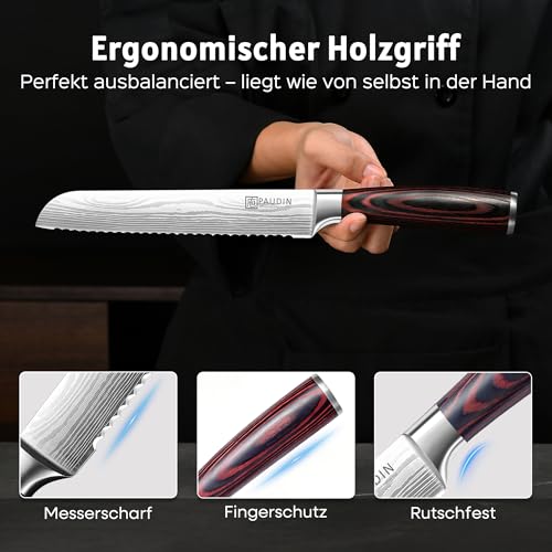 Foto von PAUDIN Brotmesser mit Wellenschliff Profi 20 cm