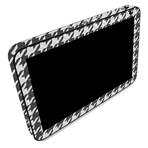 Image of MightySkins Carbon Fiber Skin Compatible with Amazon Echo Show 8 (Gen 2) - Houndstooth | Protective, Durable Textured Carbon Fiber Finish | Easy to Apply | Made in The USA