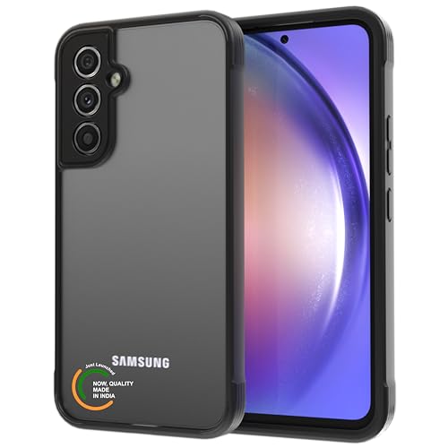 Image of Thermoplastic Polyurethane Case For Samsung Galaxy A34,[Anti-Yellowing Technology] [Military Grade Drop Protection] Shockproof Case Slim Hybrid Phone Case-Carbon Black