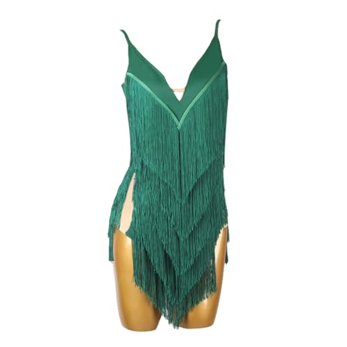 XIUWOUG Latein Tanzkleid Performance Kleider...
