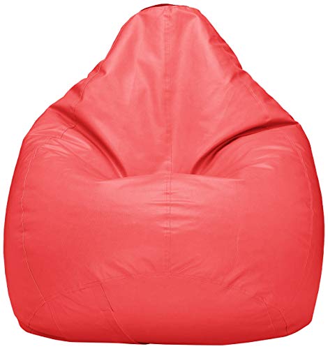 Image of Amazon Brand - Solimo XXXL Bean Bag Cover Without Beans (Brown) XXL Bean Bag Cover (Pink)