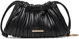 Calvin Klein DRAWSTRING PLISSE CONV MINI CB P Kadın Çanta, Siyah