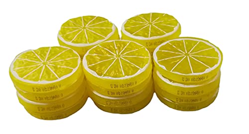 Horno 20Pcs Fake Fruit Home House Kitchen Party Decoration Faux Fruit Props(Simulation Yellow Lemon Slices) #TOP3