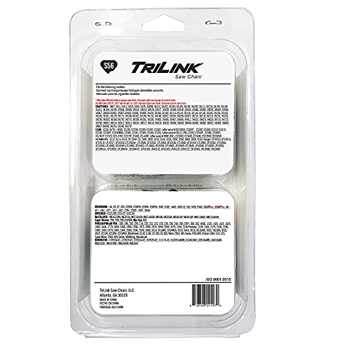New Trilink Cl15056X2Tl2 Chain Loop 3/8 Lp Semi-Chisel .050 56Dl 2 Compatible With/Replacement For Homelite 20, 20Av, 23, 23Av, 3300, 3314, 3316, 3318, 3350, 3550, 3800, 3850, Ps33 S56T - 91Px Chain, 16 Inches #TOP2