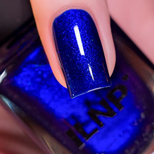 Ilnp Midnight Kiss - Rich Cobalt Blue Shimmer Nail Polish #TOP1