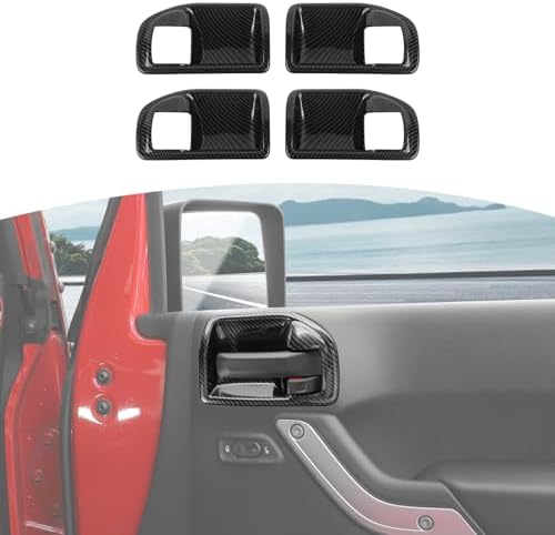 Find For Jeep Wrangler JK 2011-2017 Interior Door Handle Bowl Cover Trim 4 Pcs In , For AU $22.72 - Foto 10