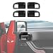 RT-TCZ Carbon Fiber ABS Car Inner Door Handle Bowl Cover Trim Frame Decor for 2011-2017 Jeep Wrangler JK JKU 4-Door