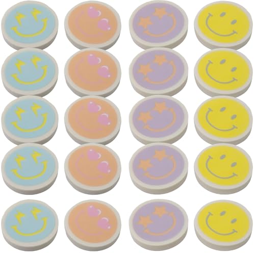 Gommes smile pastel pour cadeaux d'anniversaire et pochettes surprises