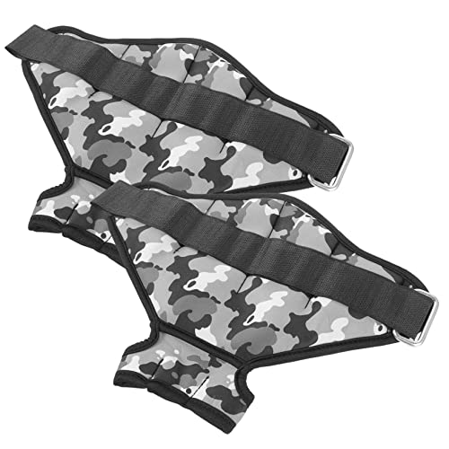 Mipcase 1 Par leggings sacos de areia pesos de braço de corrida multifuncionais pesos de tornozelo p