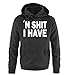 Produktbild Comedy Shirts - 'N Shit I Have - Herren Hoodie - Schwarz/Weiss Gr. L