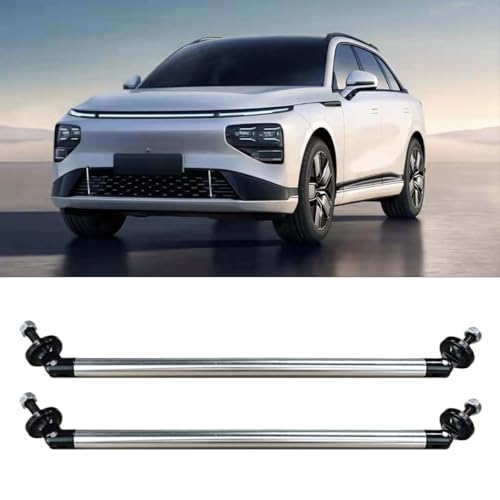 2PCS 11.42'' Splitter Strut Rods, Car Bumper Strut Rods, Front Lip Rod Protector Splitter, Adjustable Tie Support Bars, Lip Bumper Splitter, Universal Splitter Diffuser Strut Rods (Silver)