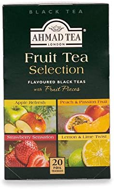 Ahmad Tea Apricot Fruit Black Tea - 20 Teabag Sachets