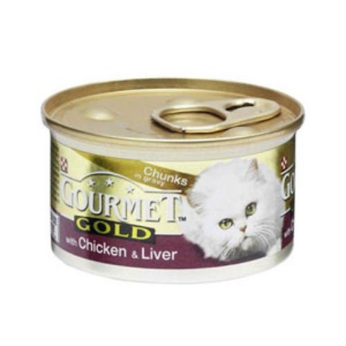 Gourmet Gold Chicken and Liver Cat Food 85g (Case Of 8)