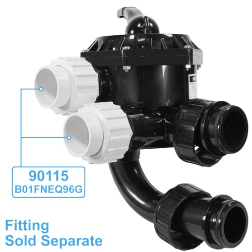XtremepowerUS Replacement Side Mount Valve Control 7 Valve Multiport & Sand Filter Backwash Valve DE Filter 2 Inch Ports Compatible for SP0715XR50 by XtremepowerUS - Used condition - Image 6