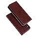 Price comparison product image Radoo iPhone XS/iPhone X Case, Premium PU Leather Flip Wallet [Card Slot][Magnetic Closure][Stand Function] Full Body Protection Case Cover For Apple iPhone XS/iPhone X 5.8" (Brown)