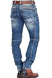 Cipo & Baxx Fashionjeans regular fit (blau), Blau, 36W / 34L