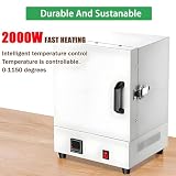 Elektryczny ceramiczny laboratoryjny piec muflowy, 2000 W, 1150°C, elektryczny piec do topienia metalu, spiekania ceramicznego, obróbki cieplnej i ogrzewania przemysłowego