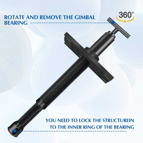Image of Gimbal Bearing Puller, Gimbal Bearing Remover Tool Fit Mercruiser Alpha, Alpha 1, MR, Bravo, OMC -Engine Alignment Special Tool for Heavy Duty Bearing Pulle