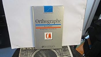 Paperback Apprentissages cm orthographe Book