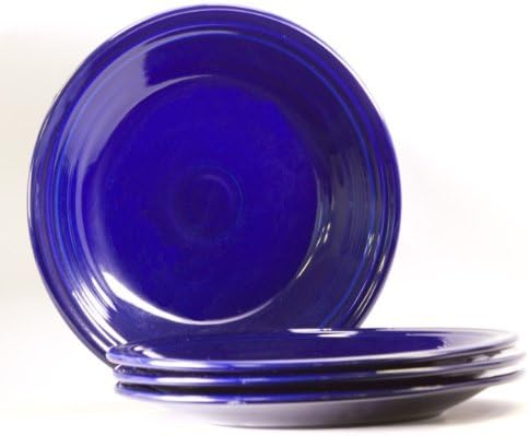 Fiesta 10-1/2-Inch Dinner Plate, Cobalt, Set of 4