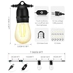 24.6Ft USB Powered String Lights,10 LED Bulb Waterproof&Shatterproof - Image 5
