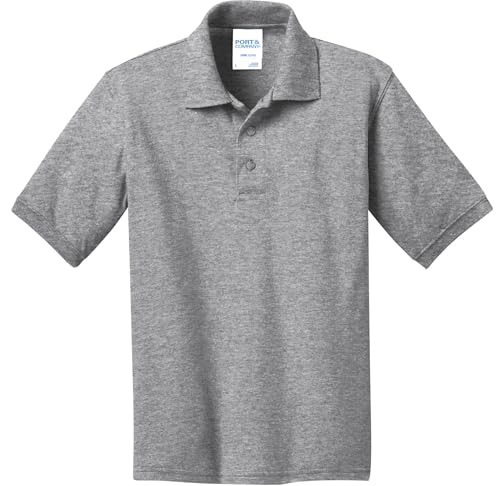 Port & Co Youth Core Blend Jersey Knit Polo-KP55Y4