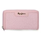 Pepe Jeans Clara Cartera Rosa 19,5x10x2 cms Poliéster y PU by Joumma Bags