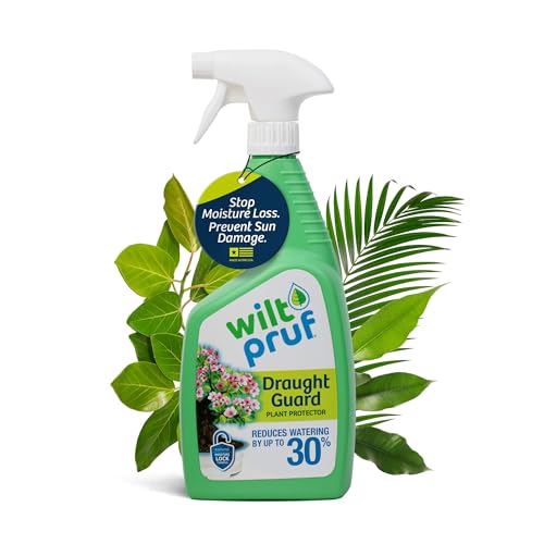 Wilt-Pruf® Drought Guard Spray | Organic Plant Protector | Shields Against Drought and Moisture Loss (32 oz)