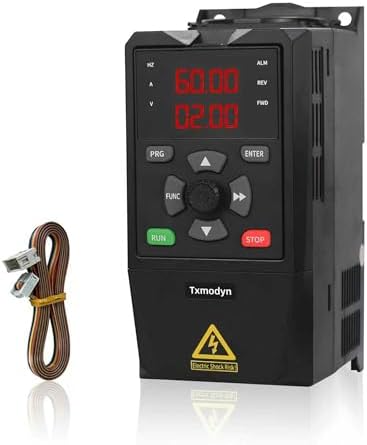 VFD 2.2KW 3HP 220V 1 Phase Input 3 Phase 0-400HZ Output 9A Variab...