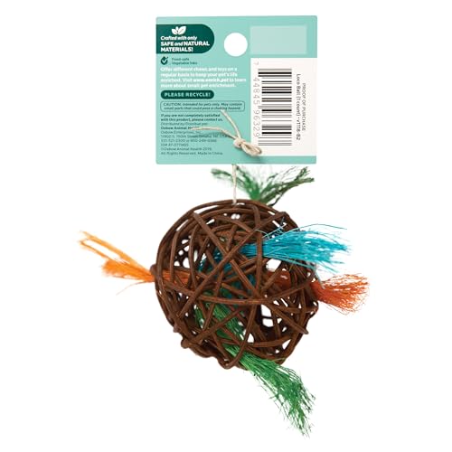 Oxbow Enriched Life Loco Ball, Rabbit Toys, Guinea Pig Toys, Enrichment for Bunny, Hamster, Rabbit, Chinchilla, Rat, Chinchilla Cage Accessories, Guinea Pig Accessories for Cage - Thumbnail 2