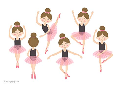 Affiche métal motivation Filles rose A3 pour exprimer votre passion de la danse