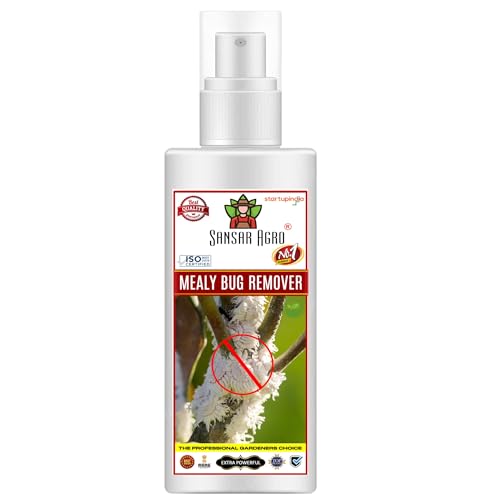 Sansar Agro® Mealy Bug Remover Spray, Premium Essential Liquid Spray For Complete Removal Of Mealy Bugs From Plants (100 Ml)