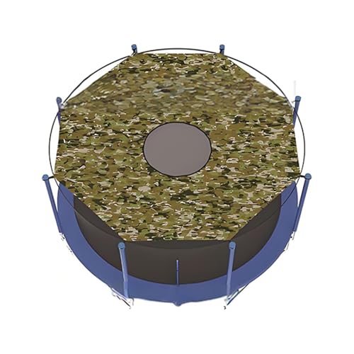 Toldo para cama elástica exterior que protege del sol y la lluvia en el jardín