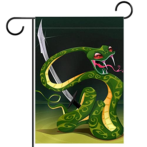 Drapeau de jardin chinois vert : finis les décors décolorés avec le tissu double face toutes saisons