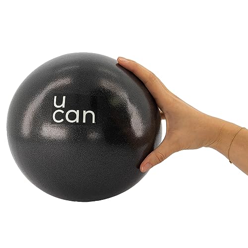 U can - Pelota de Pilates Pequeña 25 cm | Antideslizante y Resistente | Ideal para Yoga, Barre, Rehabilitación y Ejercicio en Casa | PVC Seguro y Fácil de Inflar