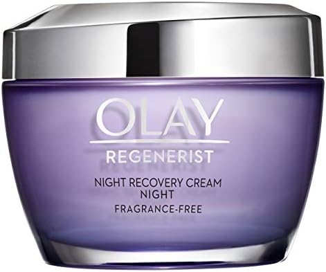 Olay Regenerist Night Recovery Cream Face Moisturizer, Fragrance Free, 1.7 oz