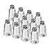 New Star Foodservice 22186 Glass Salt and Pepper Shaker with Stainless Steel Mushroom Top, 2-Ounce, Set of 12